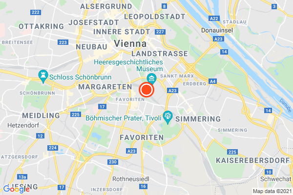 Bild der Adressposition auf der Karte